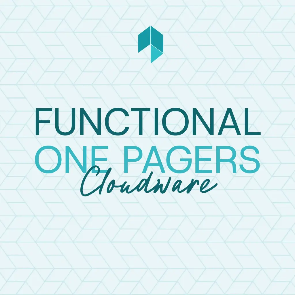 Odoo One Pagers